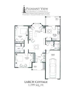 The Larch floorplan image