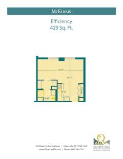 The Mcelwain Efficiency floorplan image