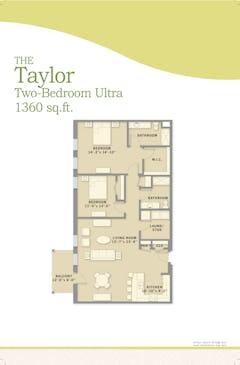 The Taylor floorplan image