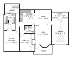 The Villas B floorplan image