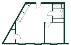 The Option E floorplan image