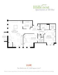 The Lilac floorplan image
