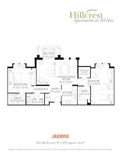 The Jasmine floorplan image
