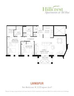 The Larkspur floorplan image