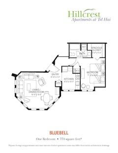 The Bluebell floorplan image