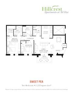 The Sweet Pea floorplan image