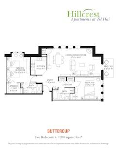 The Buttercup floorplan image