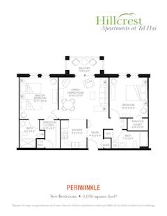 The Periwinkle floorplan image