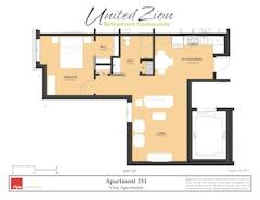 The Apartment 231 floorplan image