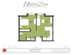 The  Apartment 234 floorplan image