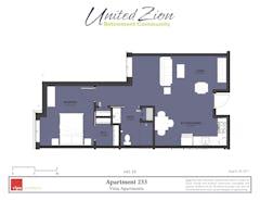 The  Apartment 233 floorplan image