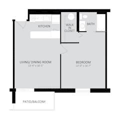 The Freedom Traditional floorplan image