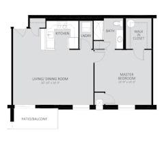 The Independence Contemporary floorplan image