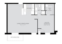 The Independence Contemporary floorplan image