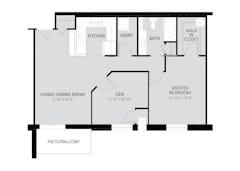 The Independence Contemporary  floorplan image