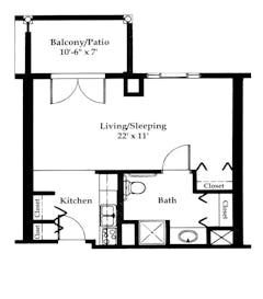 Efficiency Suite floorplan image