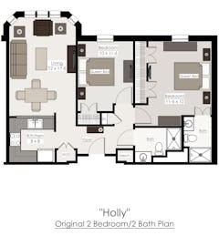 The Holly floorplan image