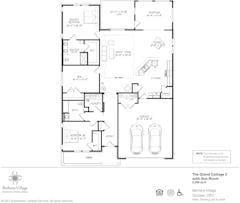 The Grand Cottage 2 with Sun Room floorplan image
