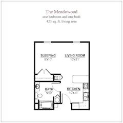 The Meadowood floorplan image