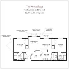 The Woodridge floorplan image