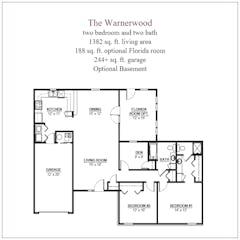 The Warnerwood floorplan image