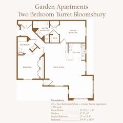 The Bloomsbury floorplan image
