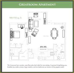 The Greatroom Apartment floorplan image