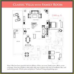 The Classic Villa with Family Room floorplan image