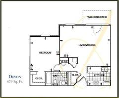 The Devon floorplan image