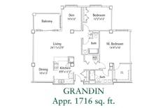The Grandin floorplan image