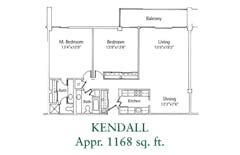 The Kendall floorplan image
