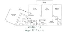 The Saybrook floorplan image