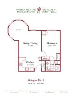 The OctagonPorch floorplan image