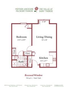 The Recessed Window floorplan image