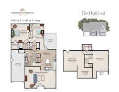 The Highland floorplan image