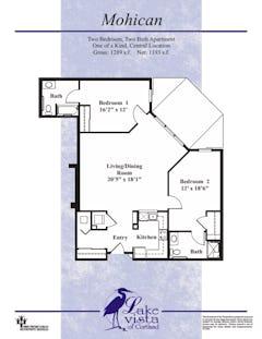 The Mohican floorplan image
