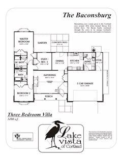 The Baconsburg floorplan image