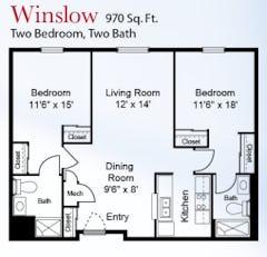 The Winslow floorplan image