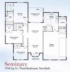The Seminary floorplan image