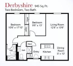 The Derbyshire floorplan image