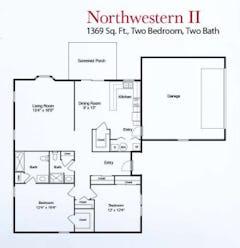 The Northwestern II floorplan image