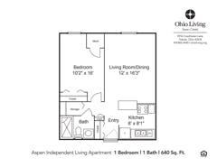 The Aspen floorplan image