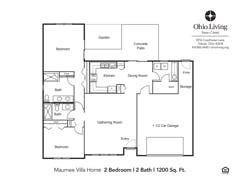 The Maumee Villa  floorplan image