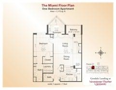 The Miami  floorplan image