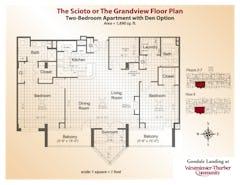 The Grandview floorplan image