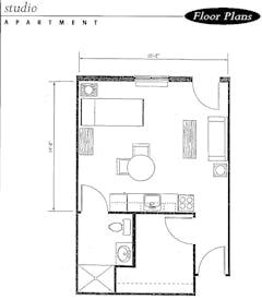 The Studio floorplan image