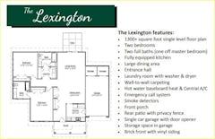 The Lexington floorplan image