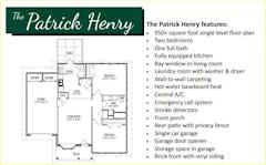 The Patrick Henry floorplan image