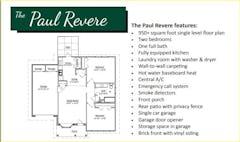 The Paul Revere floorplan image