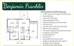 The Benjamin Franklin floorplan image